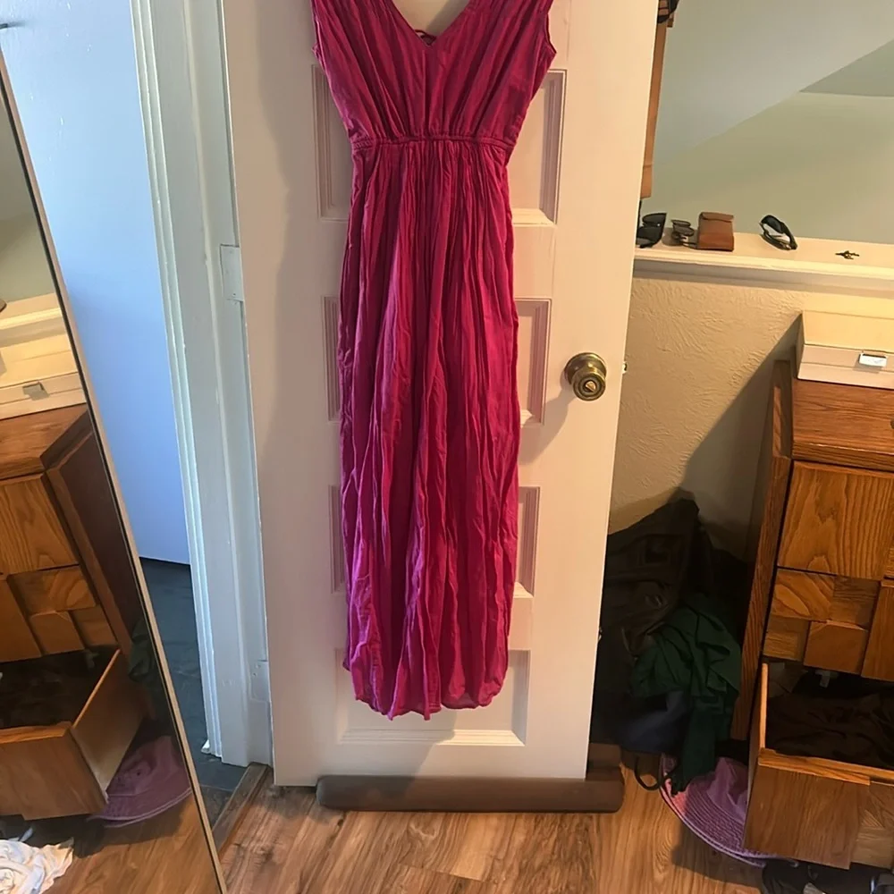 Abercrombie & Fitch Pink Maxi Dress